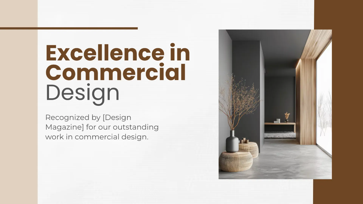 Free Interior Design Introduction Presentation Template to Edit Online