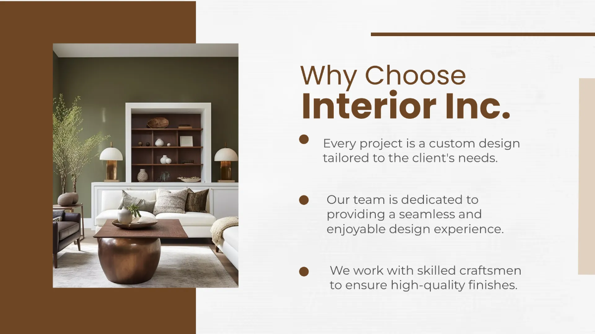 Free Interior Design Introduction Presentation Template to Edit Online