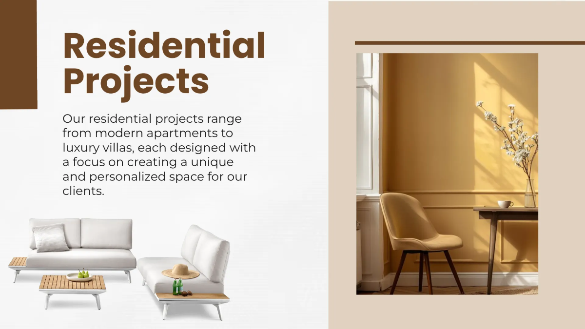 Free Interior Design Introduction Presentation Template to Edit Online