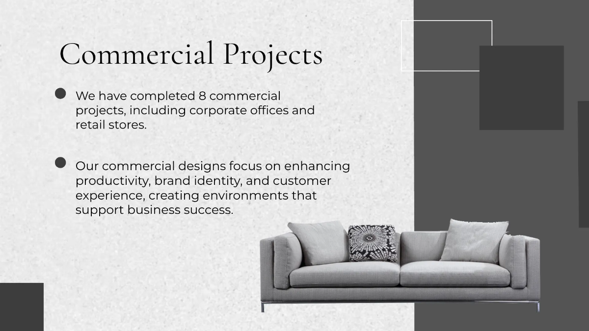 Free Interior Design Report Presentation Template to Edit Online