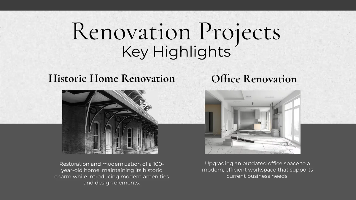 Free Interior Design Report Presentation Template to Edit Online