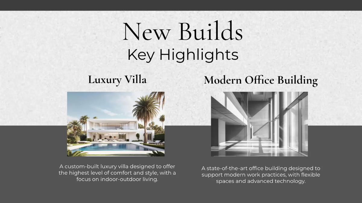 Free Interior Design Report Presentation Template to Edit Online