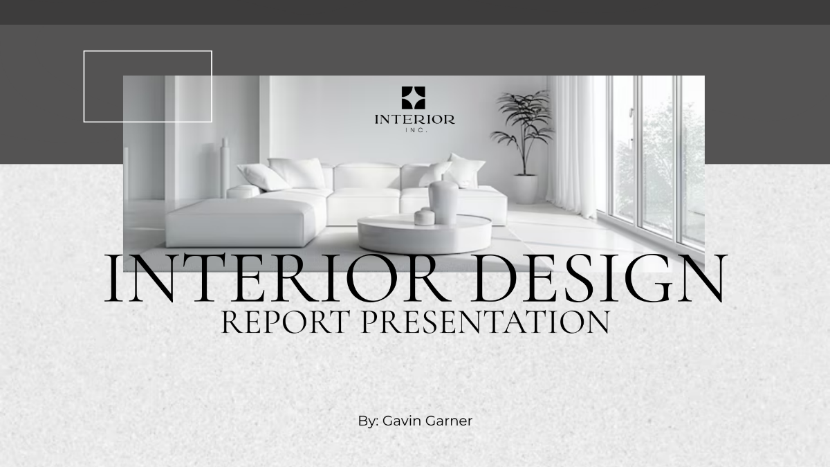 Interior Design Report Presentation