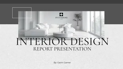 Free Interior Design Report Presentation Template to Edit Online