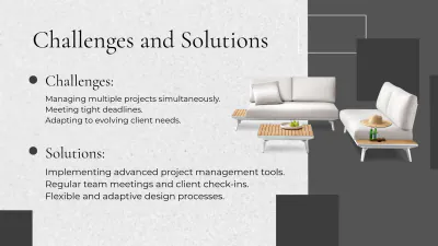 Free Interior Design Report Presentation Template to Edit Online