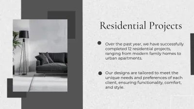 Free Interior Design Report Presentation Template to Edit Online