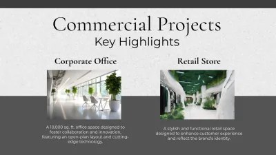 Free Interior Design Report Presentation Template to Edit Online