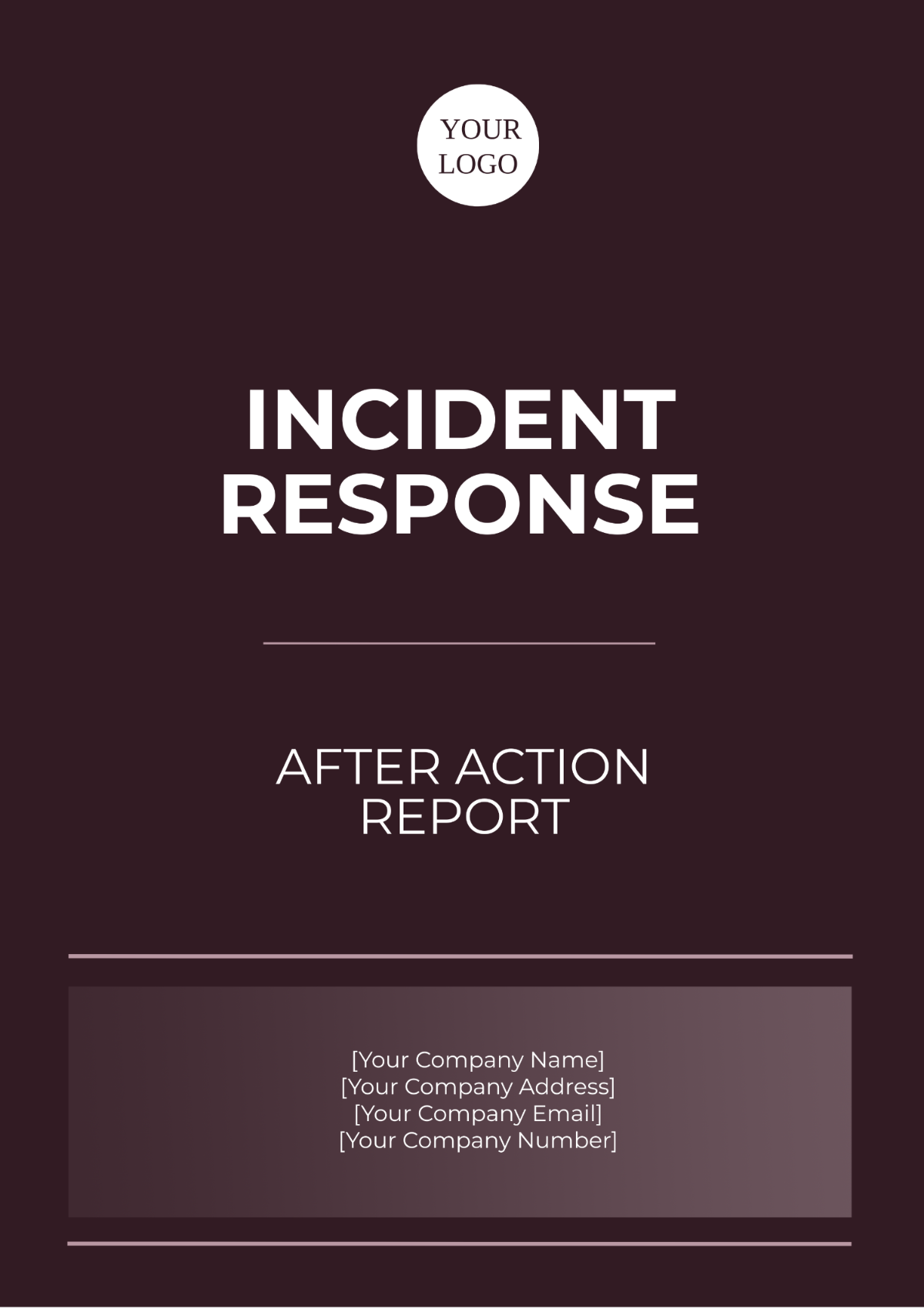 Incident Response After Action Report Template - Edit Online & Download