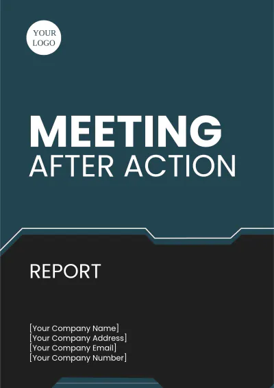 Free Meeting After Action Report Template to Edit Online