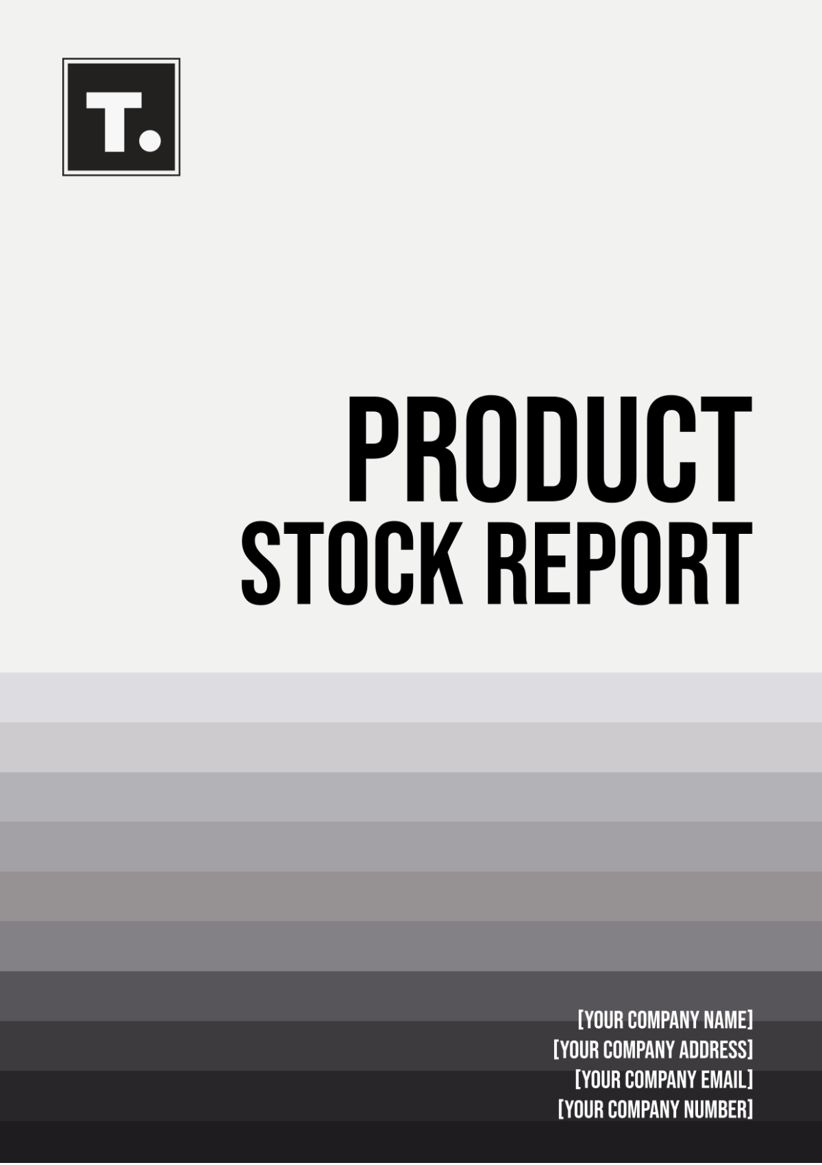 Product Stock Report Template - Edit Online & Download