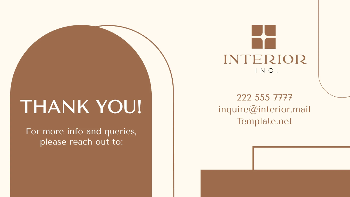 Free Interior Design Business Presentation Template to Edit Online