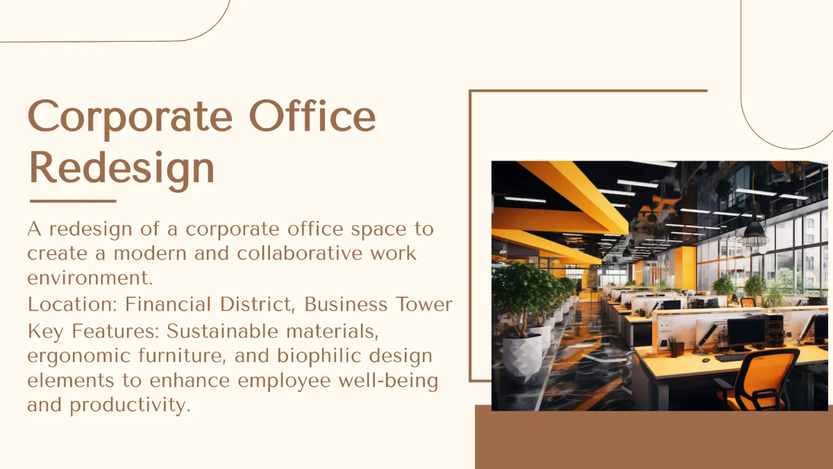 Free Interior Design Business Presentation Template to Edit Online