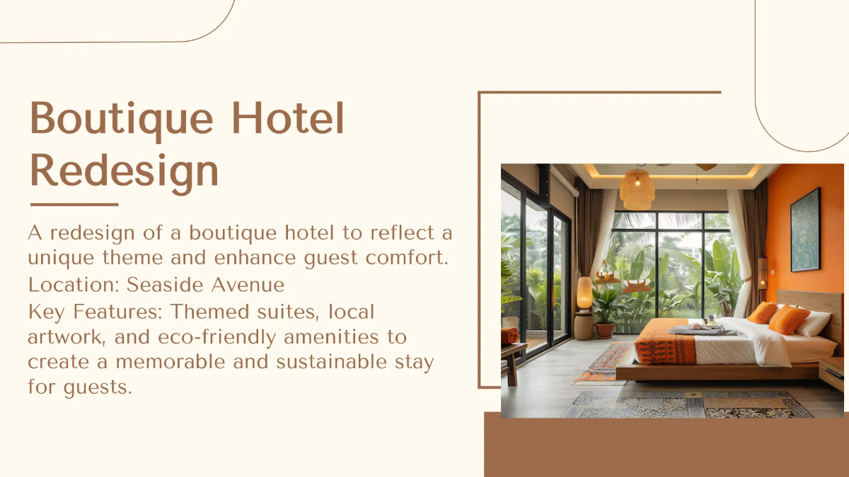 Free Interior Design Business Presentation Template to Edit Online