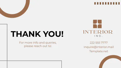 Free Interior Design Project Presentation Template to Edit Online