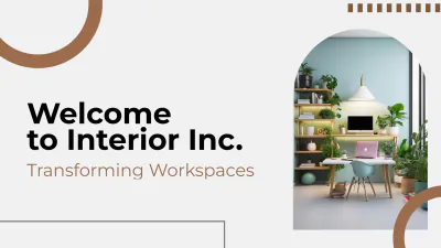 Free Interior Design Project Presentation Template to Edit Online