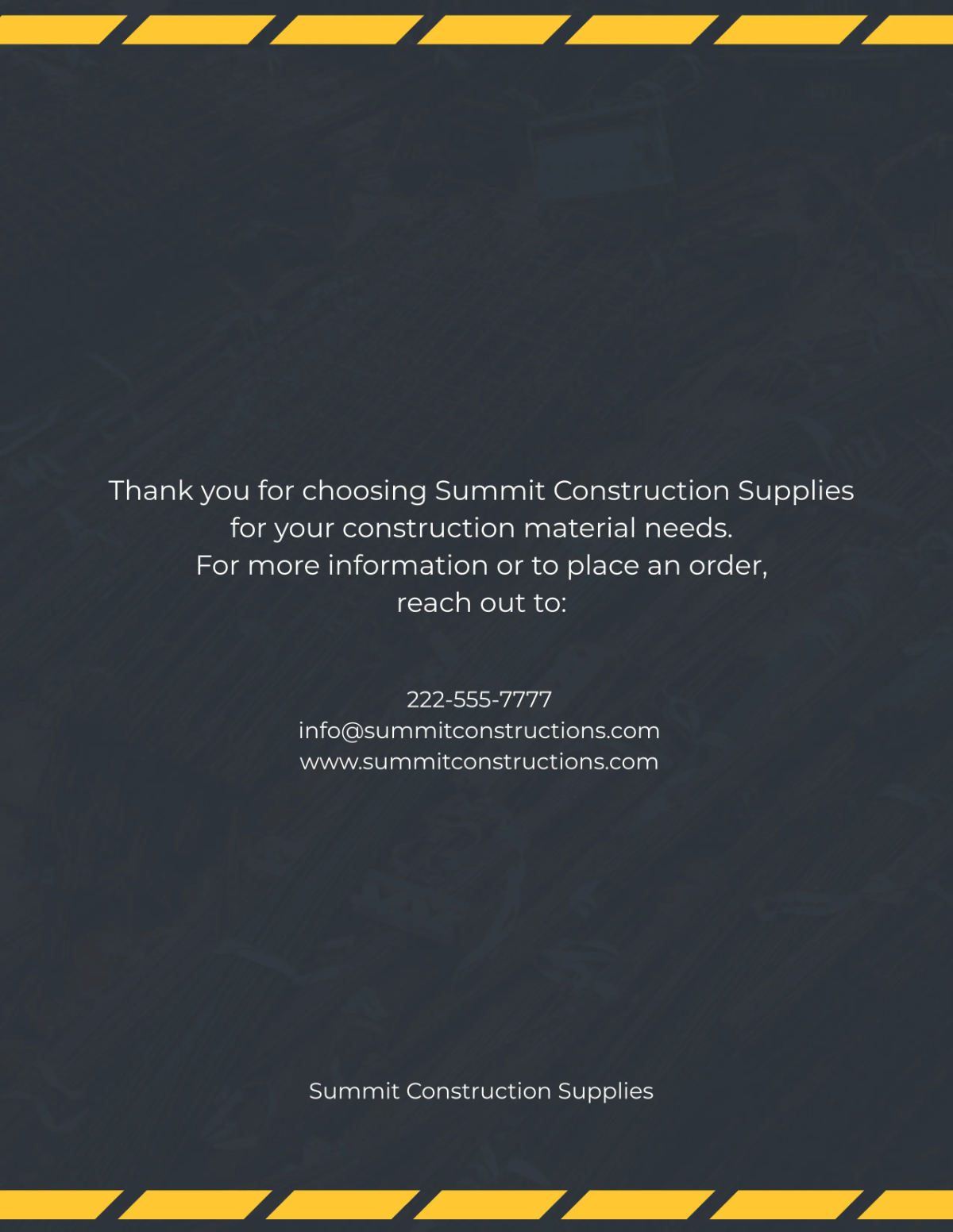 Free Construction Materials Catalog Template to Edit Online