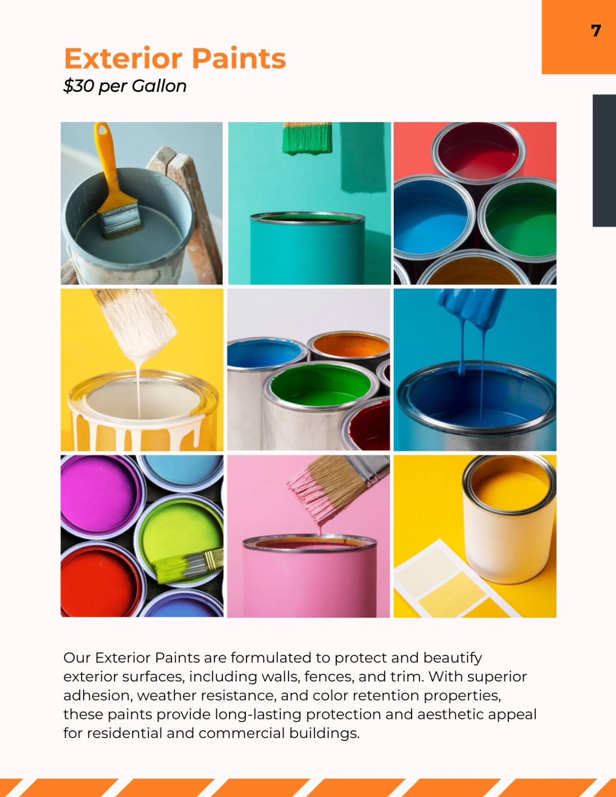 Free Construction Materials Catalog Template to Edit Online