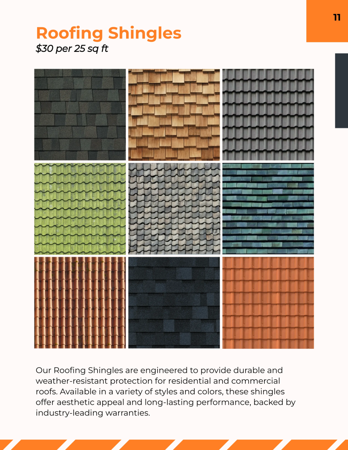 Free Construction Materials Catalog Template to Edit Online