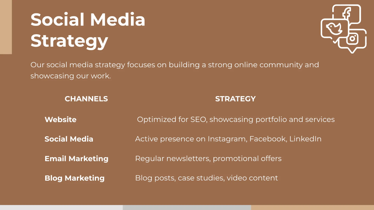 Free Interior Design Marketing Presentation Template to Edit Online