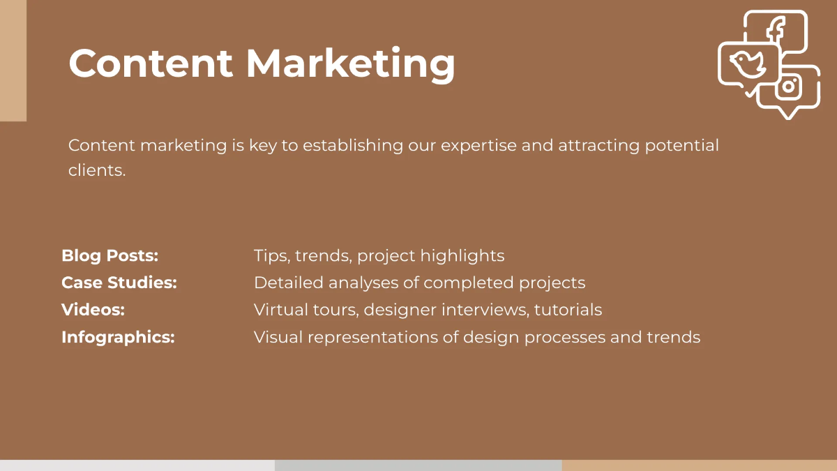 Free Interior Design Marketing Presentation Template to Edit Online