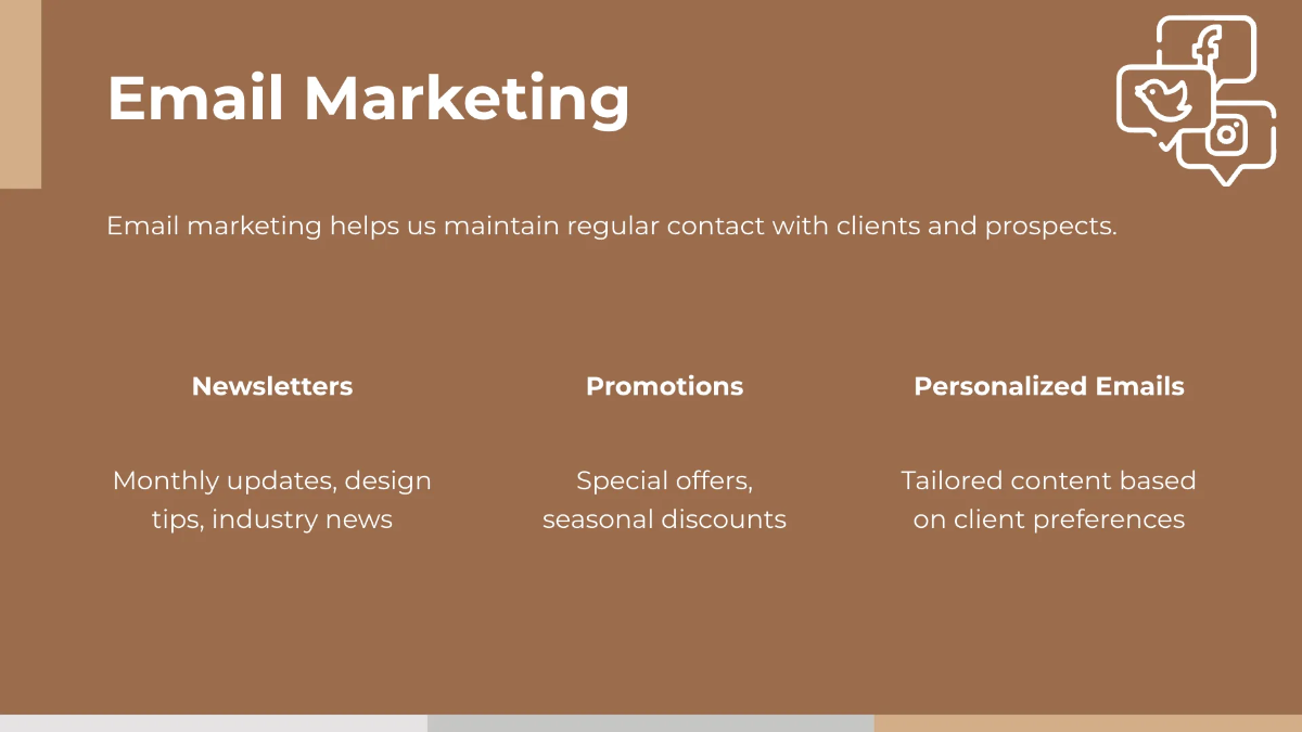 Free Interior Design Marketing Presentation Template to Edit Online