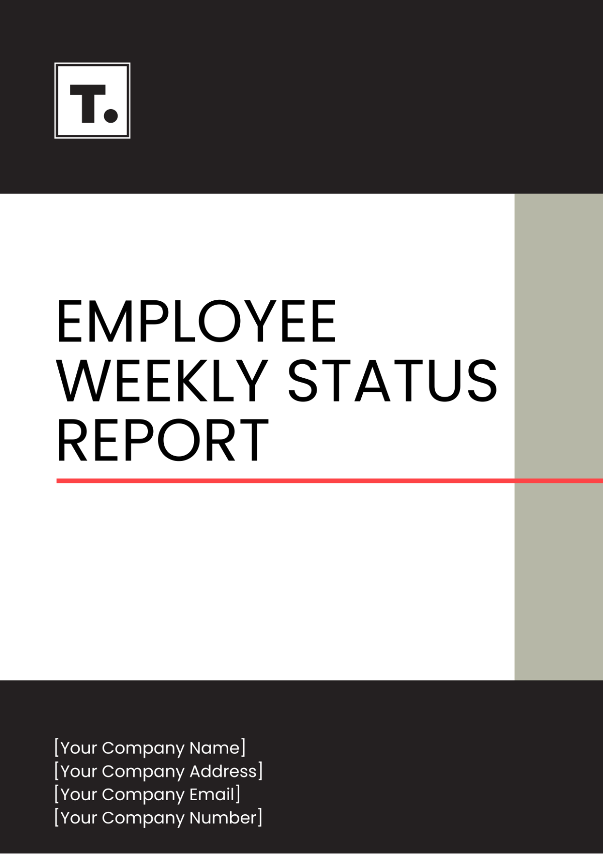 Employee Weekly Status Report Template - Edit Online & Download