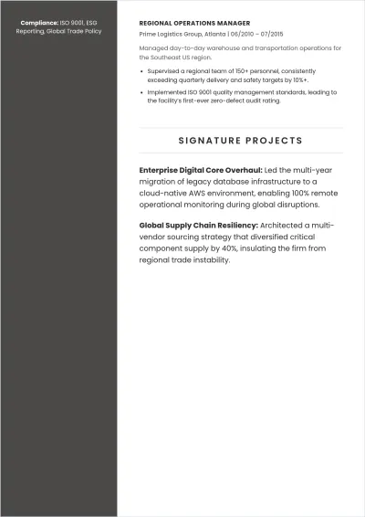 Free Sports Coach ATS Resume Template, AI Resume Builder