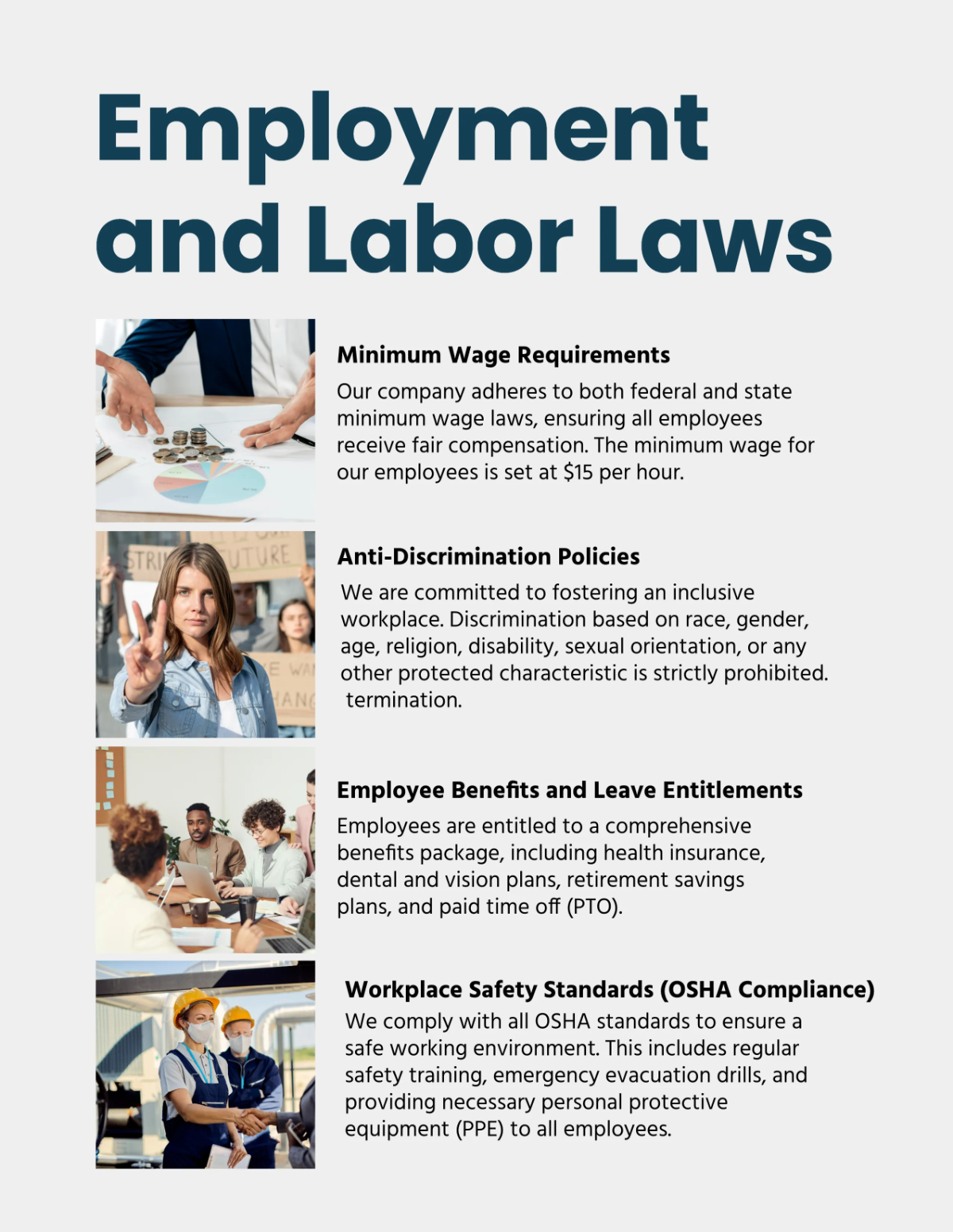 Free Company Regulations Catalog Template to Edit Online