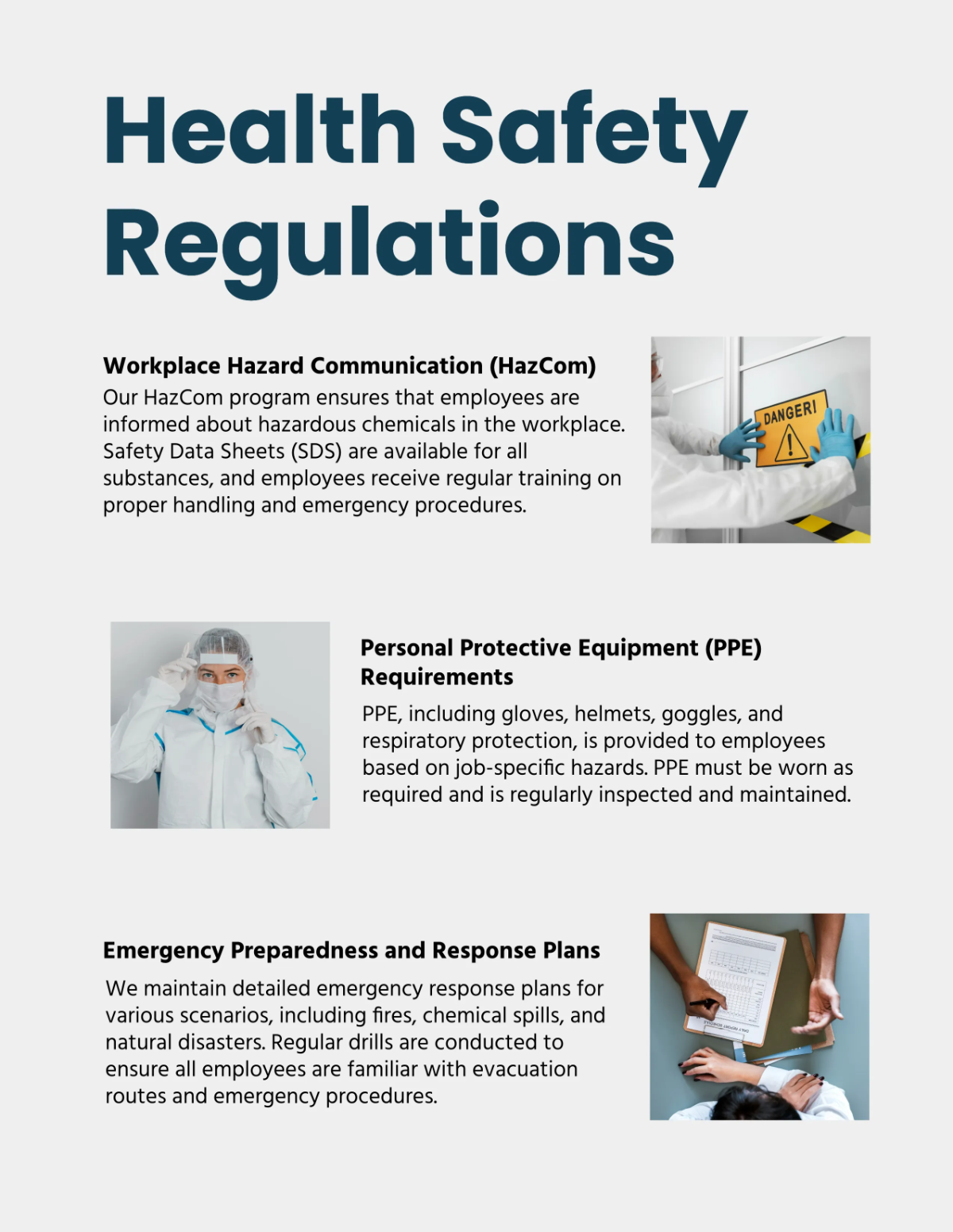 Free Company Regulations Catalog Template to Edit Online