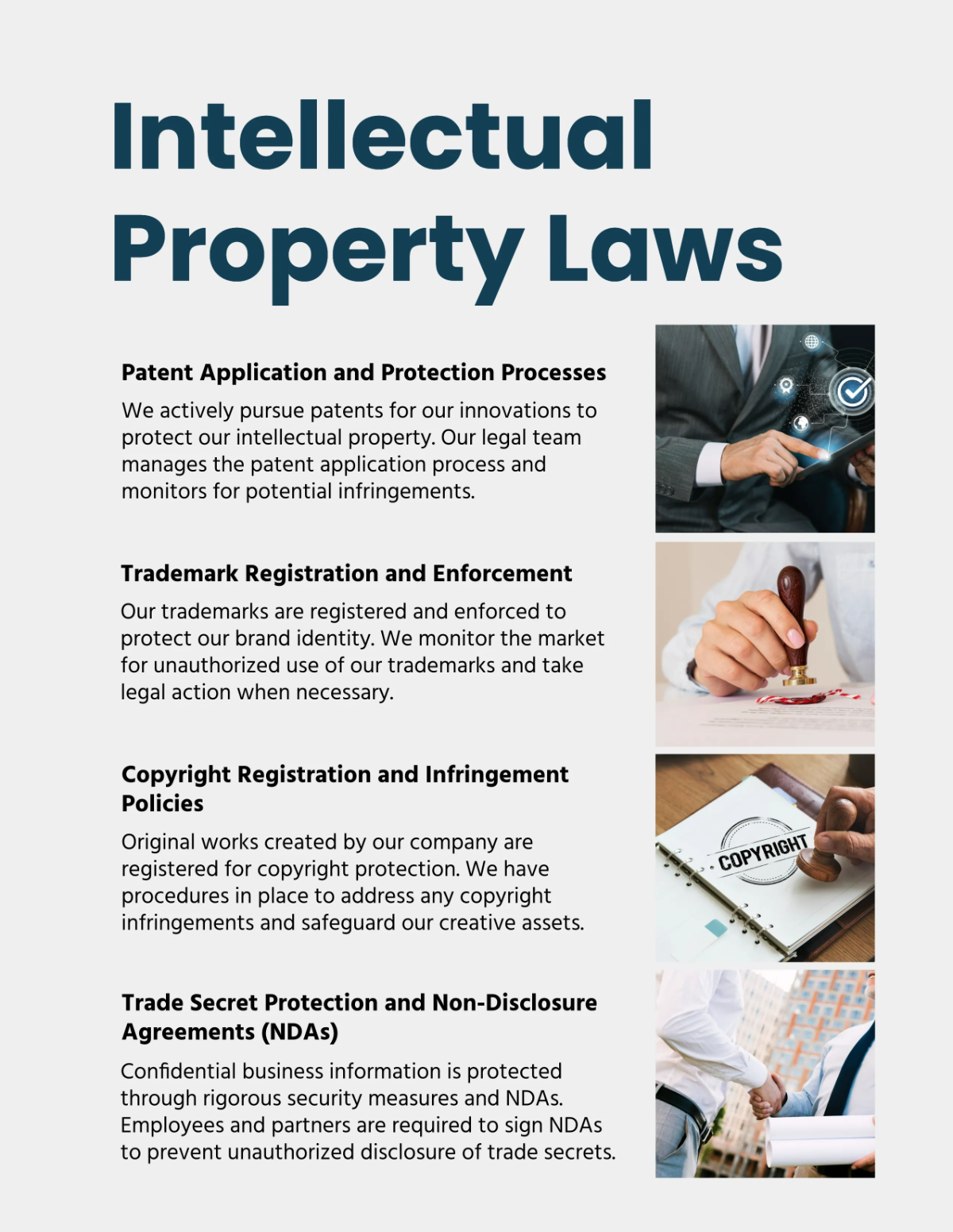 Free Company Regulations Catalog Template to Edit Online