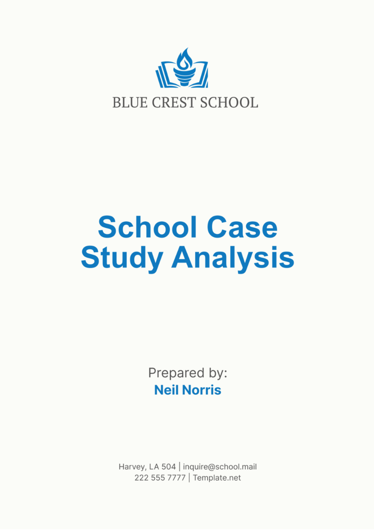 School Case Study Analysis Template - Edit Online & Download