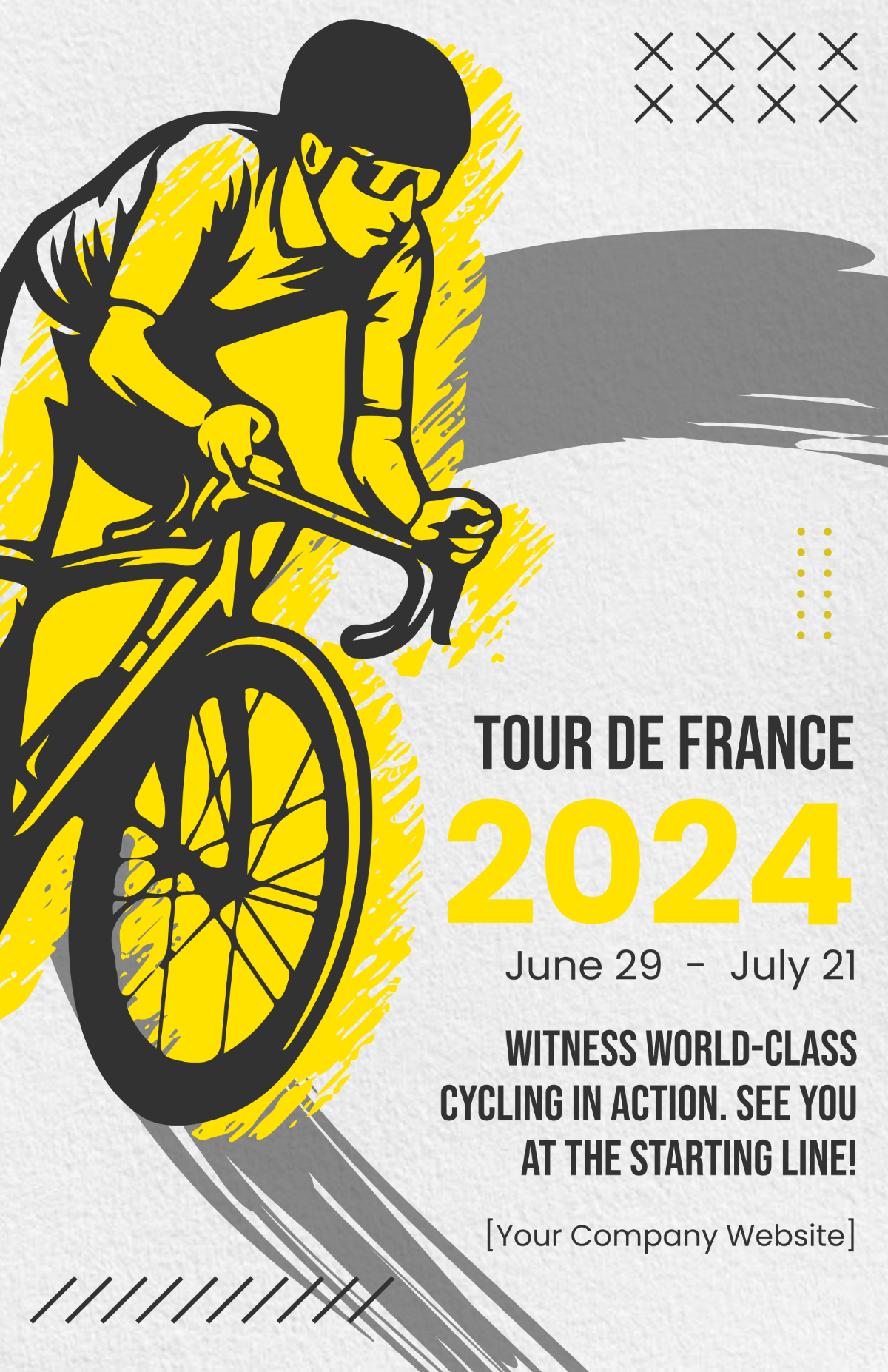 Tour De France Sports Poster