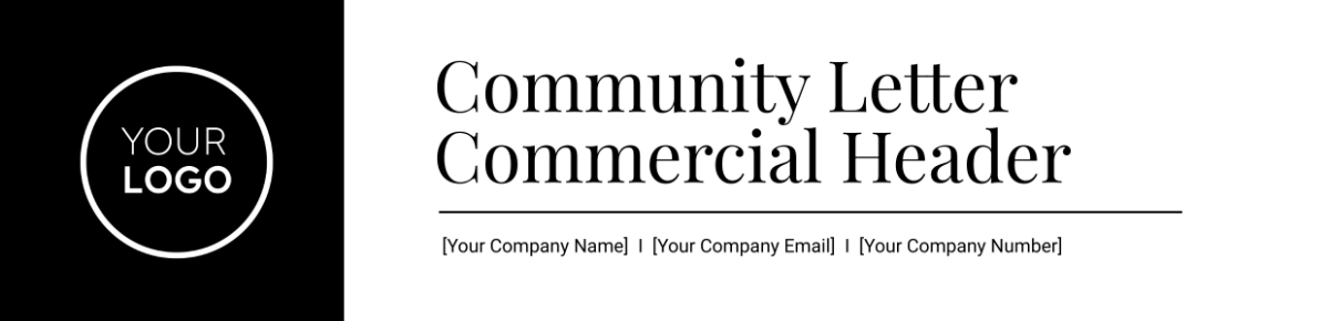 Community Letter Commercial Header