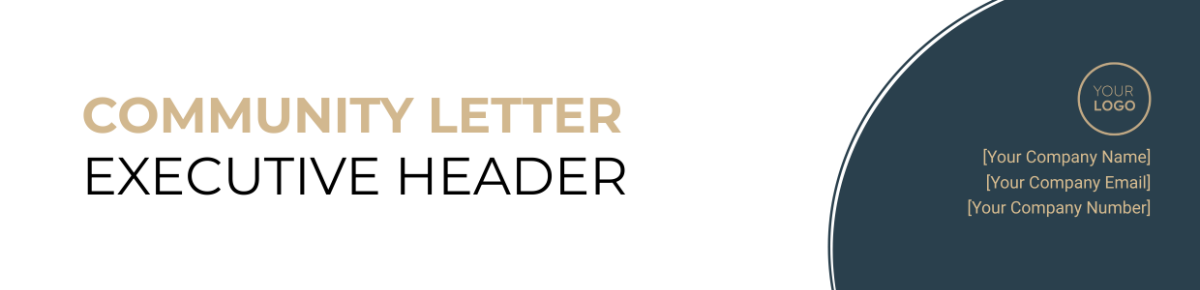 Community Letter Executive Header
