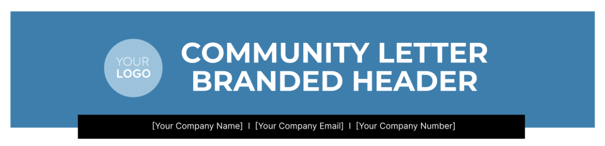 Community Letter Branded Header