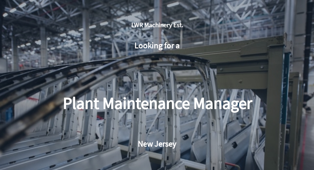 FREE Maintenance Manager Template In Google Docs Template