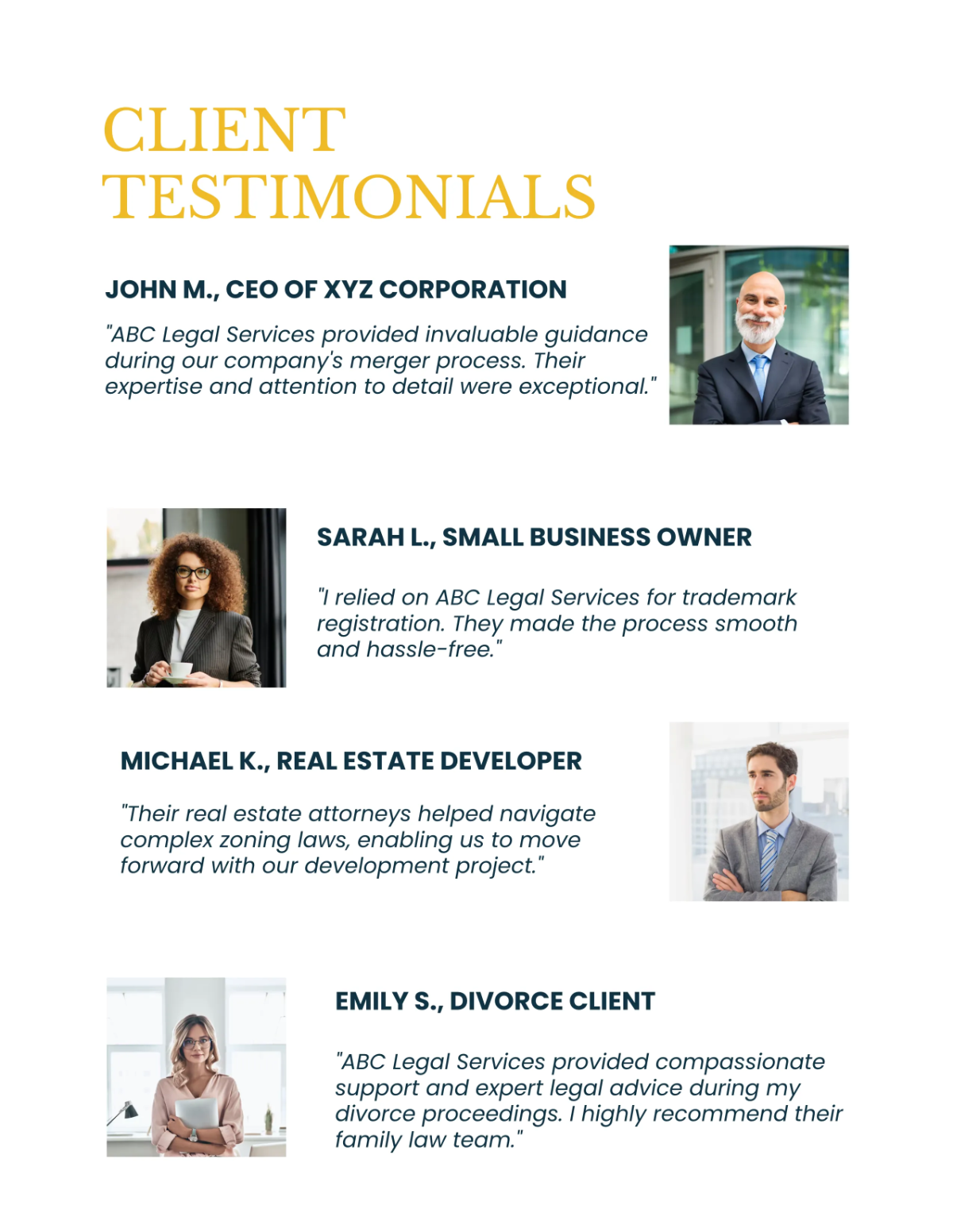 Free Legal Services Catalog Template to Edit Online