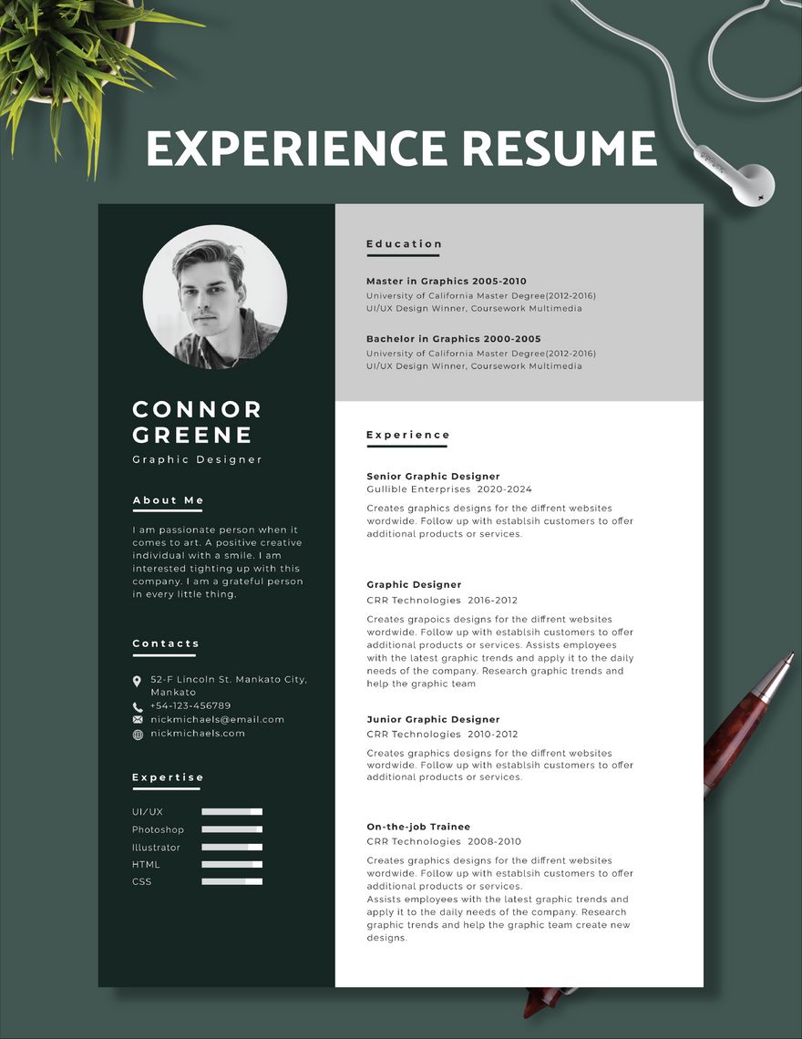 Experience Resume