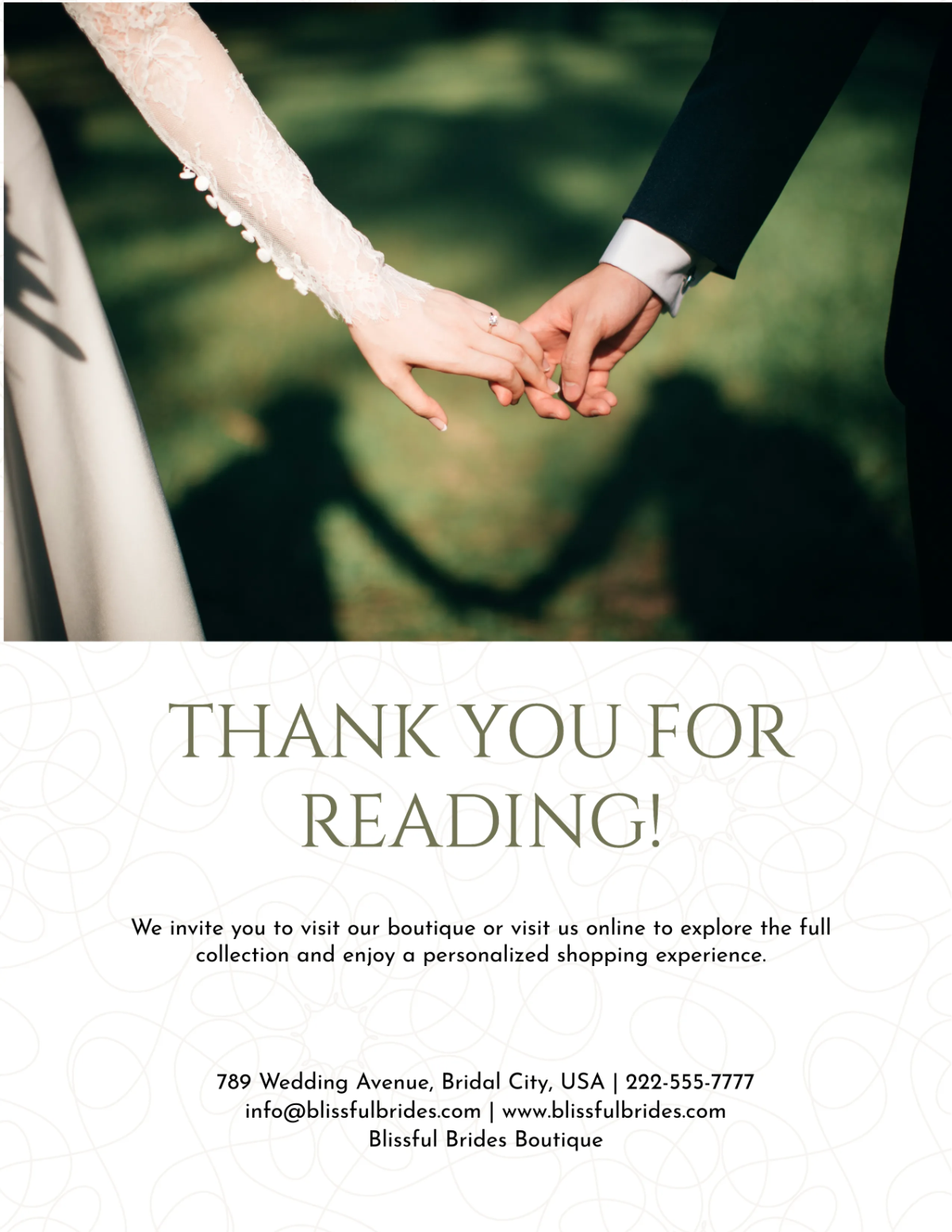 Free Wedding Wear Catalog Template to Edit Online