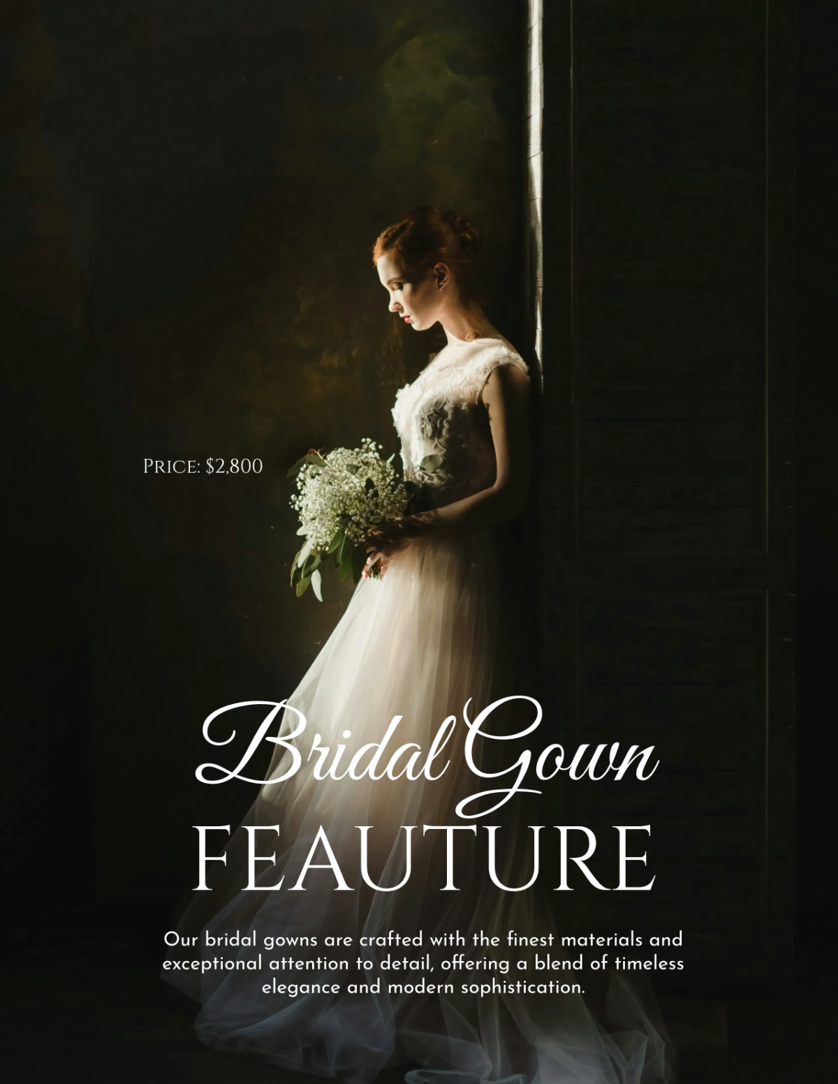 Free Wedding Wear Catalog Template to Edit Online