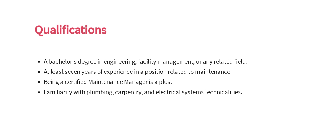 Free Maintenance Management Job Description Template 5.jpe