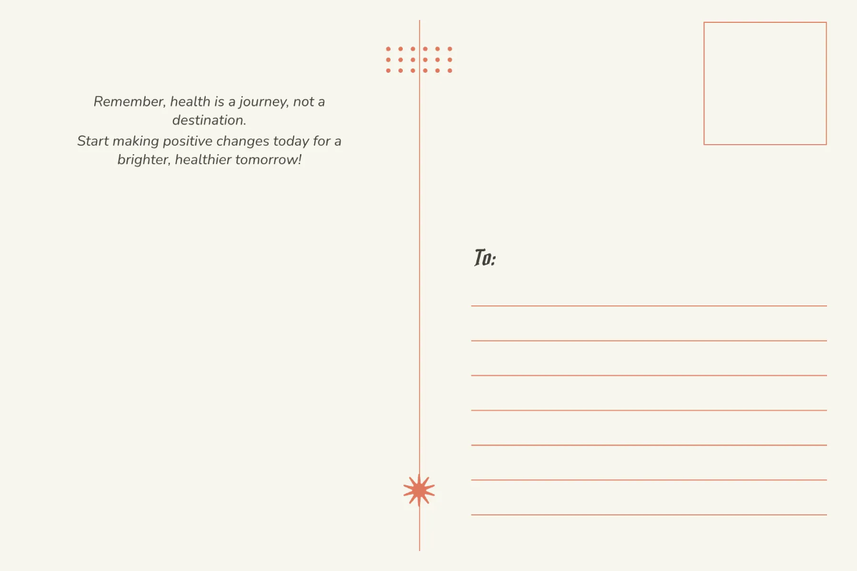 Free Minimalist Post Card Template to Edit Online