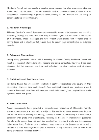 Free School Support Plan Template to Edit Online