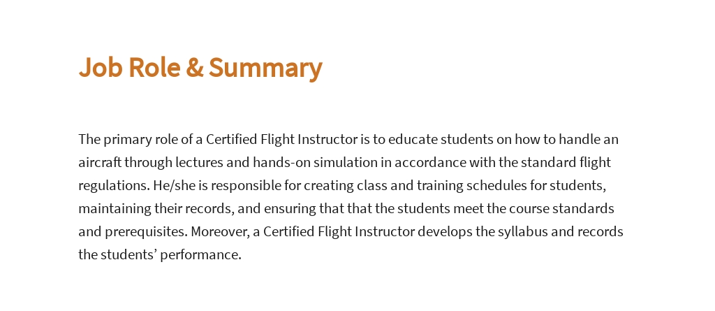 Free Certified Flight Instructor Job Ad and Description Template 2.jpe