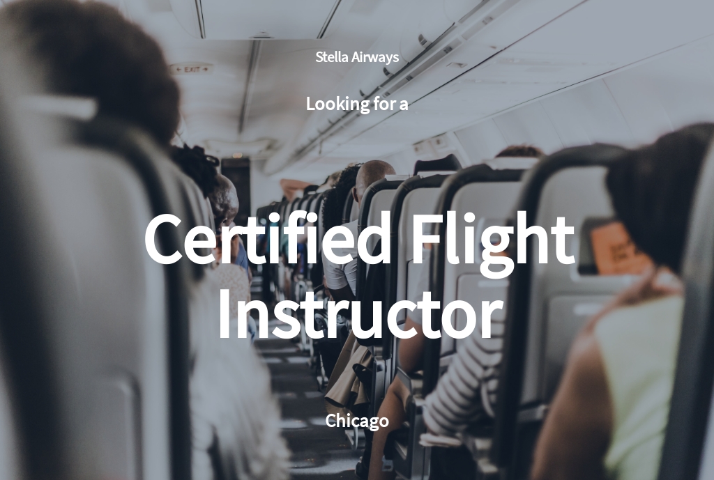 Free Certified Flight Instructor Job Ad and Description Template.jpe