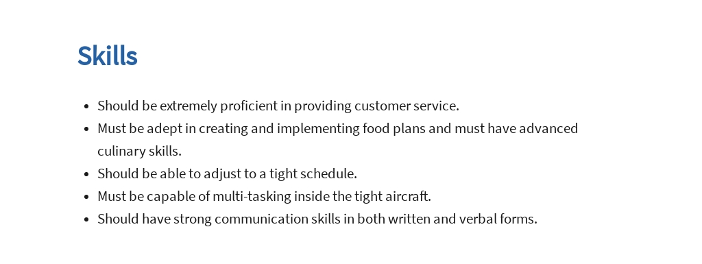 Free Corporate Flight Attendant Job Ad and Description Template 4.jpe