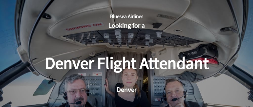 Free Denver Flight Attendant Job Ad and Description Template.jpe