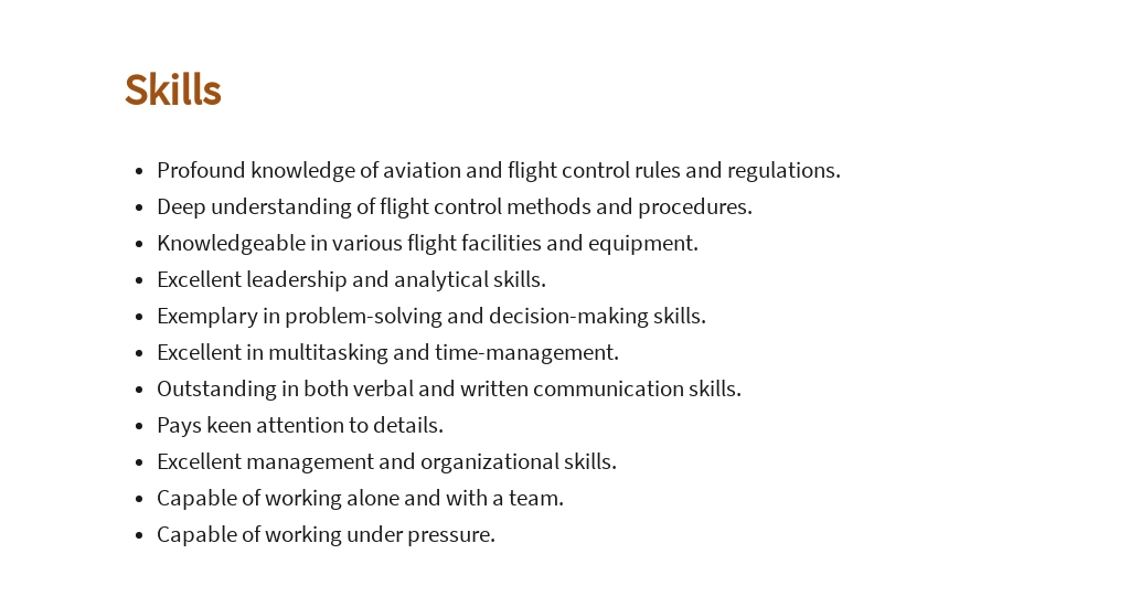 Free Flight Control Manager Job Ad and Description Template 4.jpe