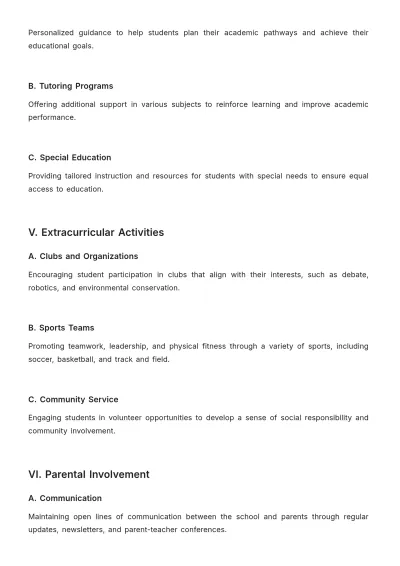 Free School Academic Statement Template to Edit Online