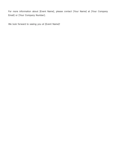 Free School Event Press Release Template to Edit Online